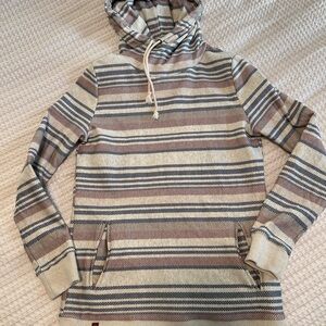 AMPERSAND AVE Multicolor Striped Hoodie
